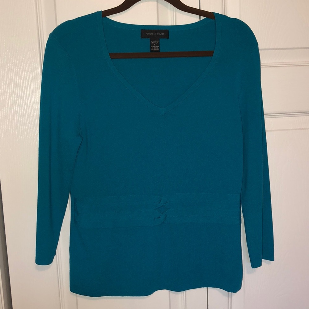 Cable and Gauge sweater